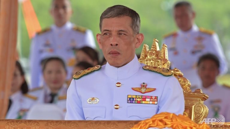 Thailand's Crown Prince Maha Vajiralongkorn attends the annual royal ploughing ceremony in Bangkok on May 13, 2015. AFP File Photo