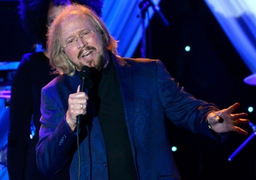 Sole surviving Bee Gee Barry Gibb performs onstage during the Pre-GRAMMY Gala and Salute To Industry Icons honoring Martin Bandier, at The Beverly Hilton Hotel in California, in February 2015. -AFP File/Getty