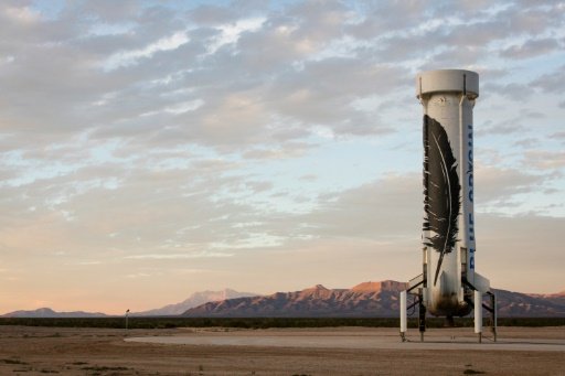 The New Shepard rocket, pictured in 2015, blasted off from a Texas launchpad, then its unmanned capsule separated in mid-air about 45 seconds after liftoff, at a height of some 16,000 feet (4,900 meters) Blue Origin/AFP photo