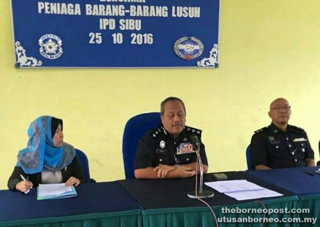 Saiful (centre), flanked by Rogayah (left) and Koo, speaks at the dialogue session.