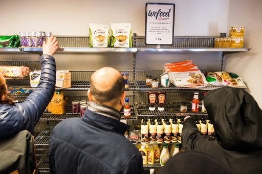 The Wefood supermarket in Copenhagen, which sells food past its sell-by date has proved to be so popular it recently opened a second store. - AFP File/SCANPIX DENMARK/Sören Billing