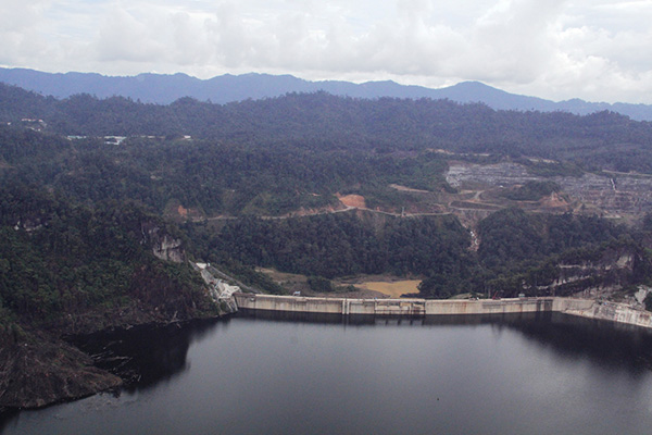 The resevoir around the Murum Dam can help with water storage challenges and water management. — Photo by Peter Sibon