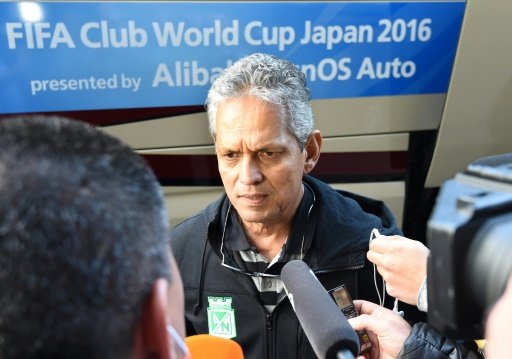 Head coach Reinaldo Rueda (C) of Colombian football club Atletico Nacional says the team will honour the memory of their striken rivals Chapecoense. AFP Photo