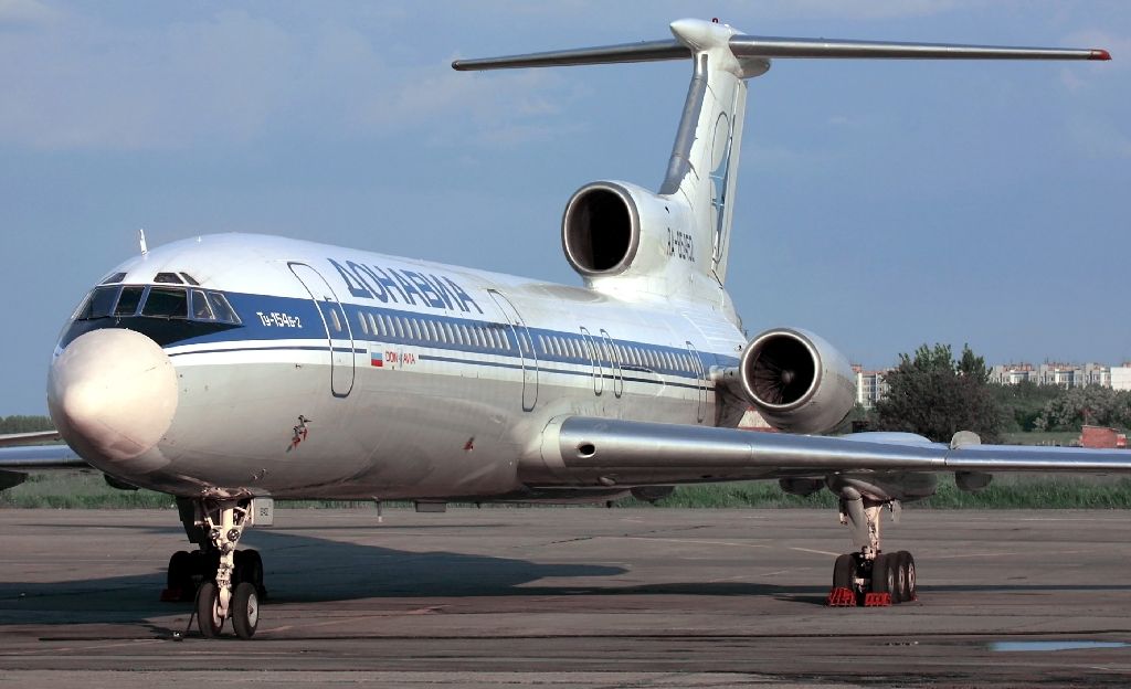 File photo shows a Tupolev-154 (TU-154) similar to a military plane which crashed in the Black Sea as it made its way to Syria with 92 people onboard. AFP Photo