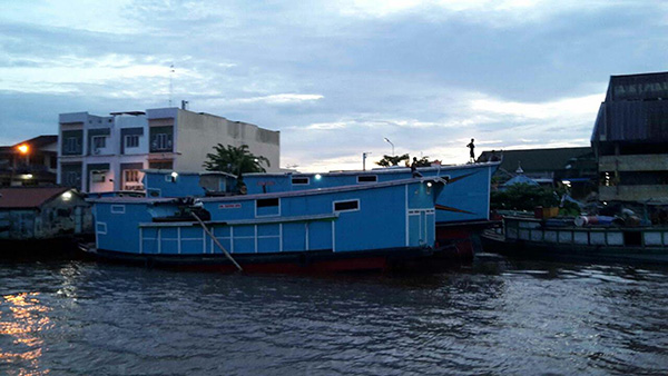 The refurbished Kapal Bandung will take the Sarawakian group on the river cruise from Danau to Pontianak.