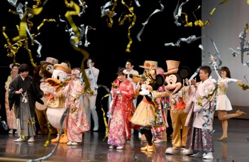 Many 20-year-old Japanese women marking Coming of Age day wear kimonos costing over $10,000, Jan 9, 2017. AFP Photo