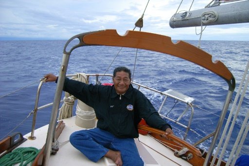 Captain Korent Joel, one of the last traditional navigators in the Pacific, has died in Majuro aged 68. AFP Photo