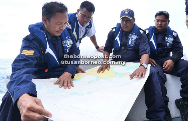MMEA personnel during the search and rescue for the missing boat passengers. 