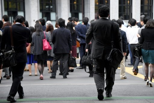 Japan has introduced Premium Friday - letting staff leave early -- in a bid to tackle a national health crisis due to people working long hours. AFP Photo