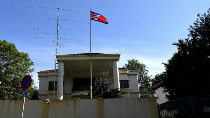 A view of the North Korean Embassy in Kuala Lumpur, Malaysia, on Feb 18, 2017. AFP Photo