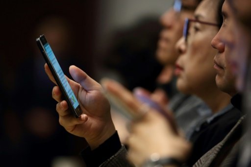 Cybercriminals are increasingly targeting smartphones as a gateway to key information about users, experts warn. AFP Photo