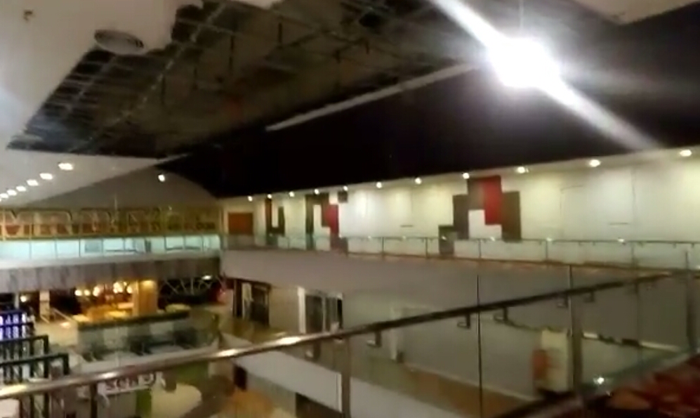 Section Of Mall Ceiling Collapses Repair Works Ongoing Borneo