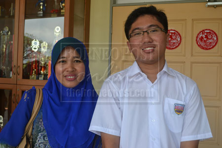 Anita and her son Irfan. 