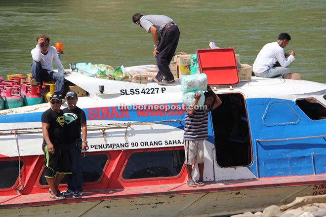 When there is road connectivity, water transport will become a sunset industry.  However, due to the huge size of Sarawak, water transport is still needed to get from one place to another. 