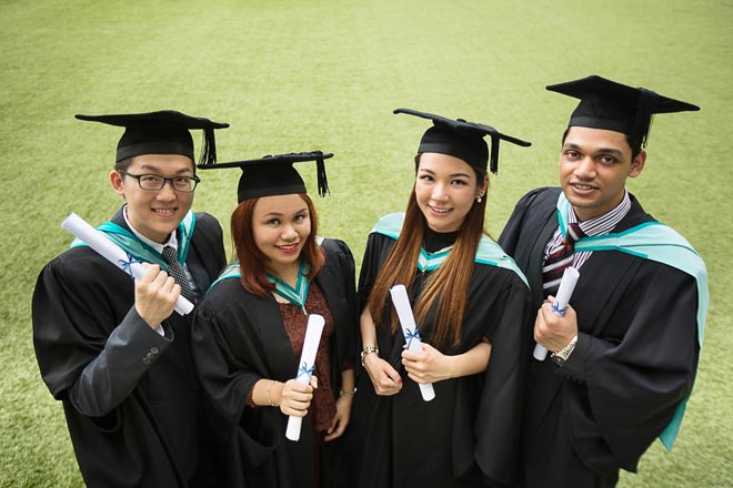 Proud students of Monash University Malaysia. 