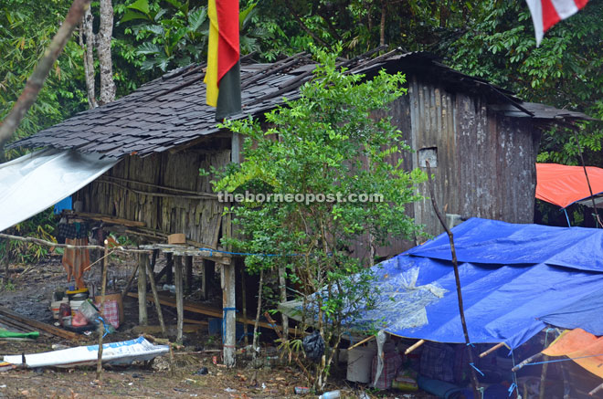 An old structure made from ‘belian’ wood that used to be the kitchen part of a longhouse at Nanga Semujan still stands strong although had been neglected for 42 years.