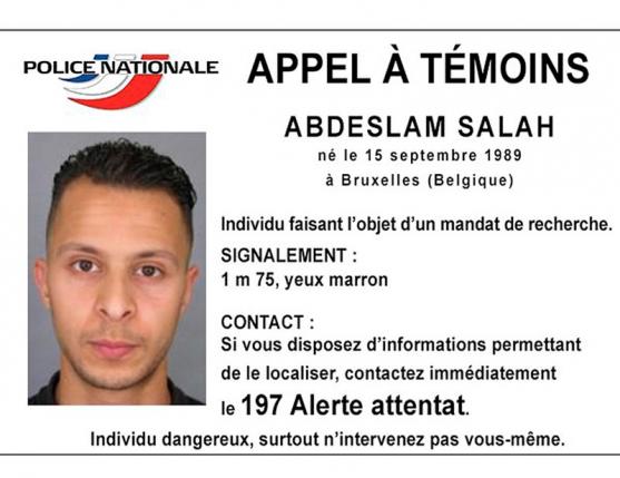 A handout picture shows Belgian-born Abdeslam Salah seen on a call for witnesses notice released by the French Police Nationale information services on their twitter account November 15, 2015. REUTERS/POLICE NATIONALE/HANDOUT VIA REUTERS