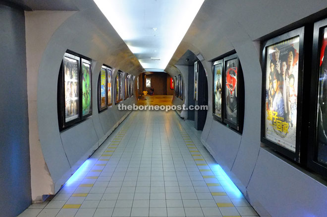 This hallway decked with movie posters will soon be just a memory. 