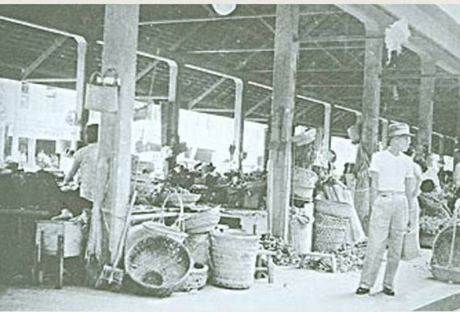 The Gambier Street market was a bustling place back in its heyday.