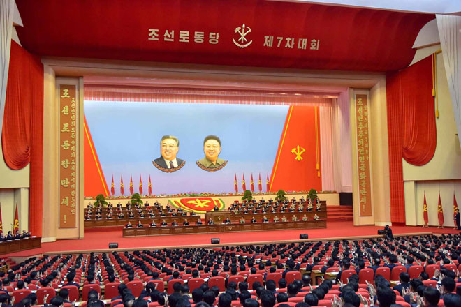 A general view of North Korea’s first congress of the country’s ruling Workers’ Party in 36 years, in this photo released by North Korea’s Korean Central News Agency (KCNA) in Pyongyang. — Reuters photo