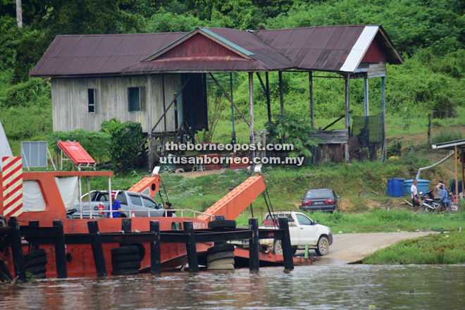 Ferry service is still very much in use between Sebauh town and Sungai Sebauh, which is on the other side of the river.