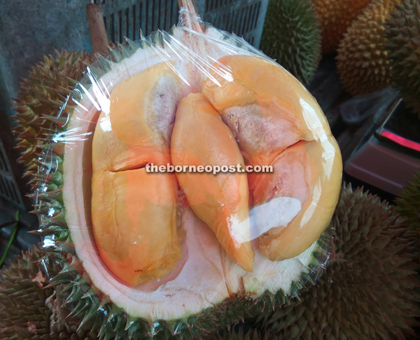 This year’s second durian season is producing less fruits than expected due to the hot weather.