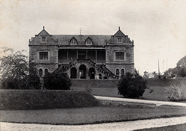 Photo shows the Sarawak Museum before the 1911 extension.