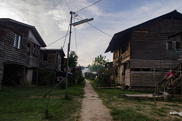 Photo shows the village of Long Luyang.