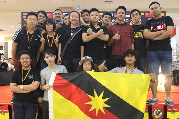 The Sarawak team at the MYCC 2016. 