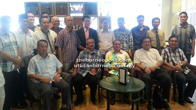 Lajim (seated centre) and PKR leaders attending the course.