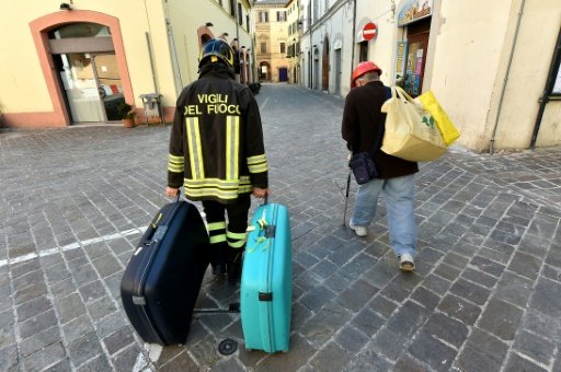 A powerful 6.6 magnitude earthquake struck central Italy just four days after two powerful quakes forced thousands to flee in terror but did not cause any fatalities. AFP File Photo