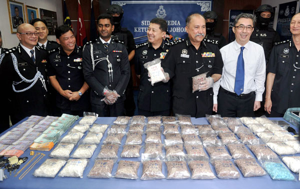 Police plug 27kg heroin pipeline to Singapore, arrest 16 suspects