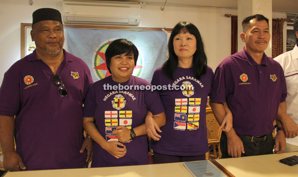 (From left) Mura, Sylvia, Soo and Johnny in a photocall after the press conference. One of them could be the candidate, Soo said.