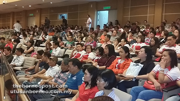 A section of the over 500 participants at the talk.