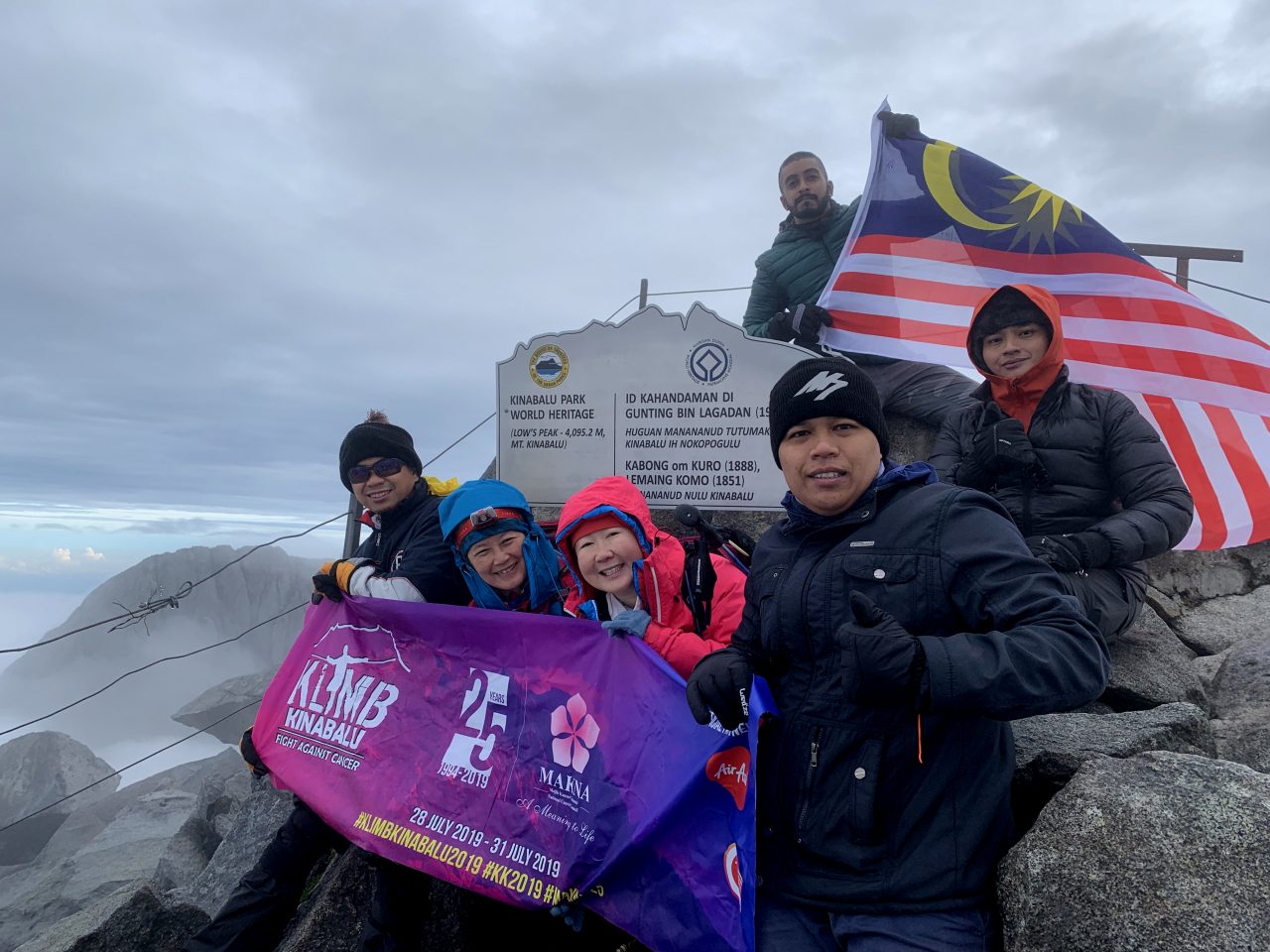 Volunteers Climb Mt Kinabalu To Celebrate Makna S 25th Anniversary