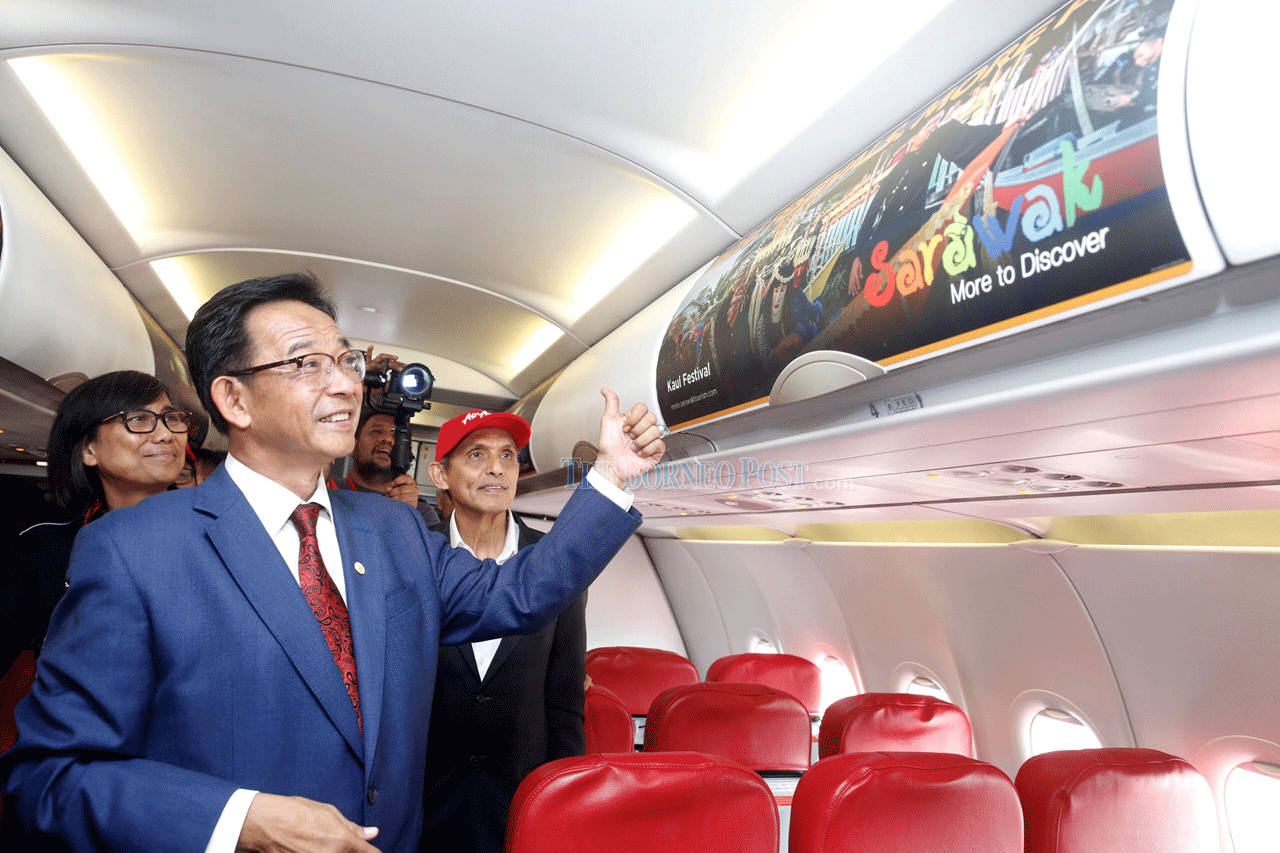 Five AirAsia aircraft display Visit Sarawak ads | Borneo ...