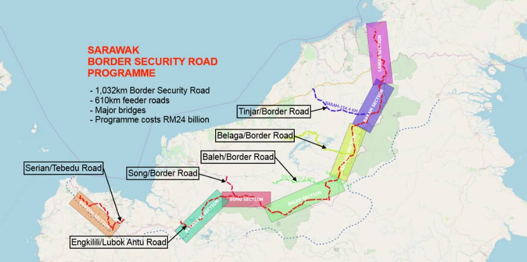 Sarawak Kalimantan Border Security Road Network Now Crucial Says Masing