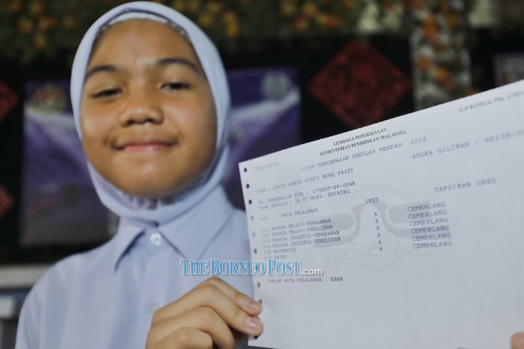 From Cs To As Triumphant Upsr Result For Young Darshna Borneo Post Online