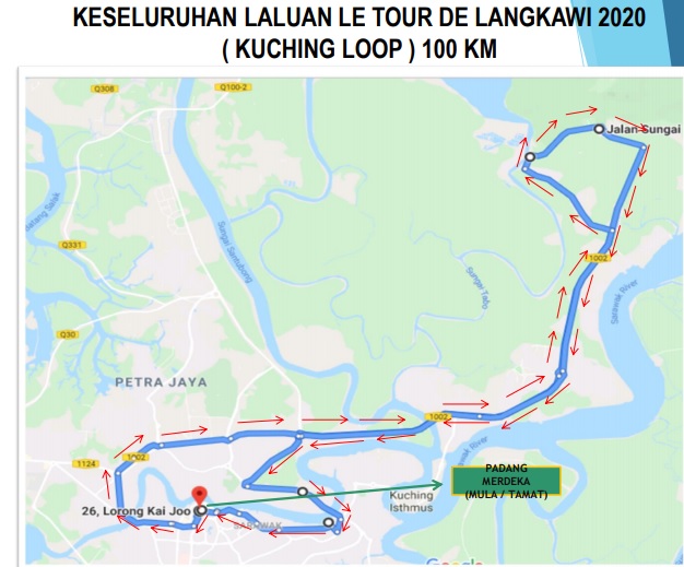 le tour de langkawi road closure