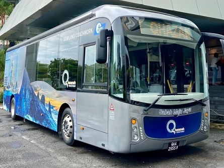 Bientôt les premiers essais de service de bus électriques de Sabah