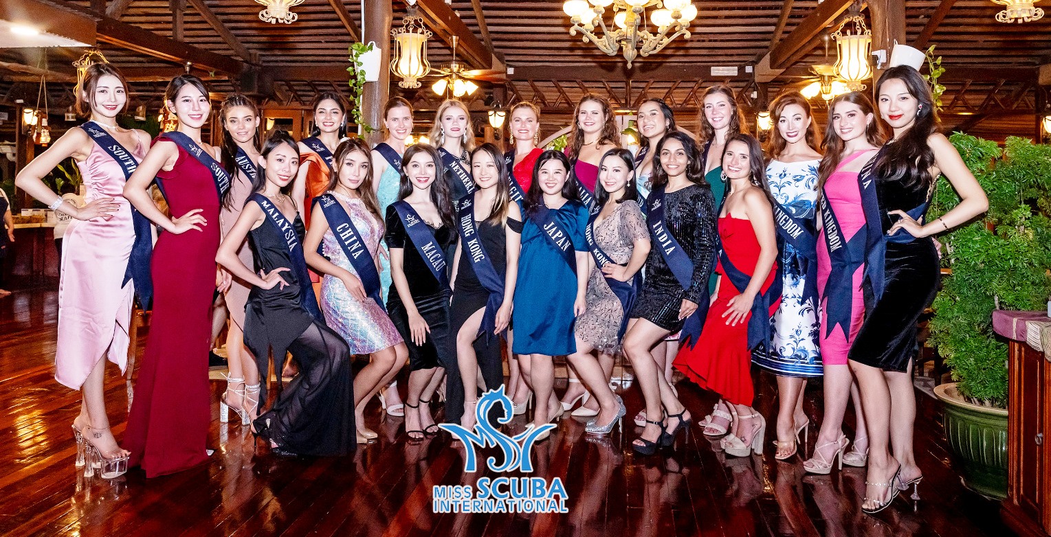 23 marineros embajadores llegan a Sabah para Miss Scuba International