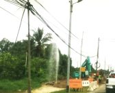 Call for action on Jln Ulu Sungai Merah pipe burst caused by construction