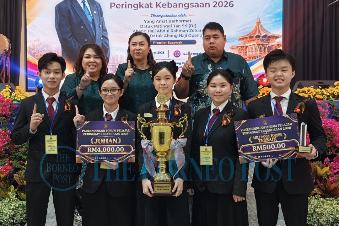 Miri’s Riam Road Secondary School crowned national Malay forum champion